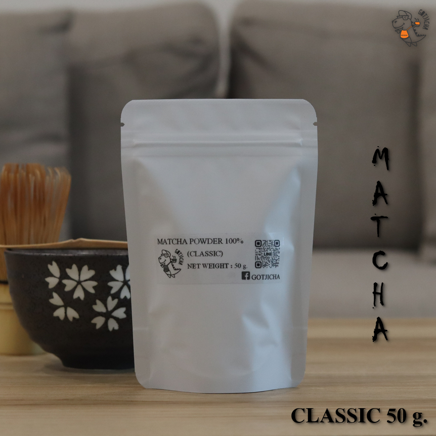 GOTJICHA MATCHA POWDER 100% CLASSIC ขนาด 50 กรัม