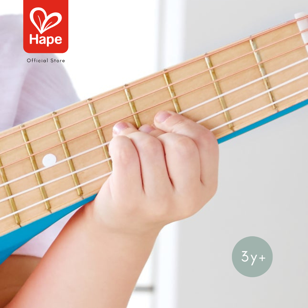 Hape - Blue Lagoon Guitar กีตาร์สีฟ้าน้ำทะเล 3Y+ รูปที่ 3