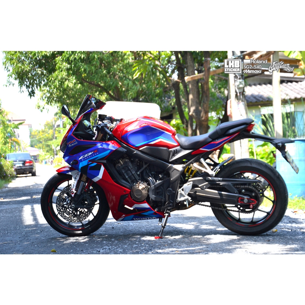 สติ๊กเกอร์แต่งลายรถ Honda Cbr 650R 2019 – 2023 ลาย CBR FIREBLADE ราคา ถูกที่สุด ดีลบีเคเค