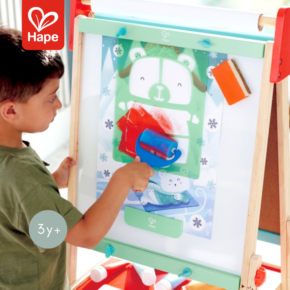 Hape - Sponge Painting Fun        ชุดระบายสี ฟองน้ำศิลปะ        3Y+ รูปที่ 2