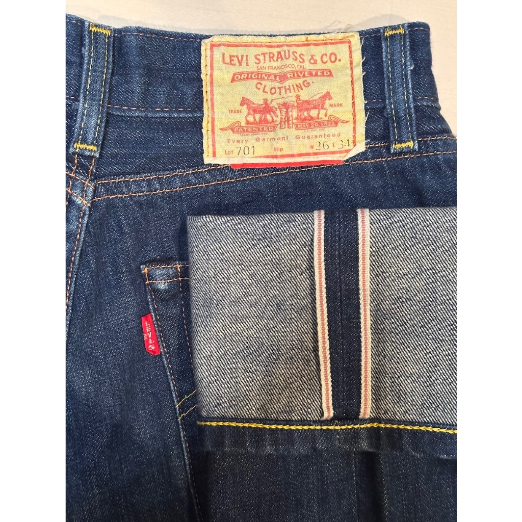Levi's LVC 701 Marilyn Monroe Model Big E Selvedge W26