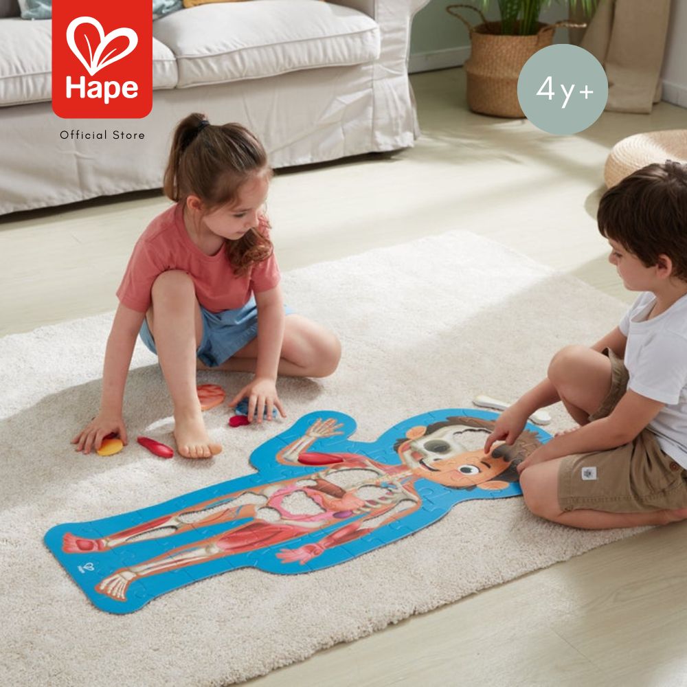 Hape Human Body Puzzle	จิ๊กซอว์ อะไรในร่างกายหนู ยาว 1m เท่าขนาดคน	4Y+ รูปที่ 2
