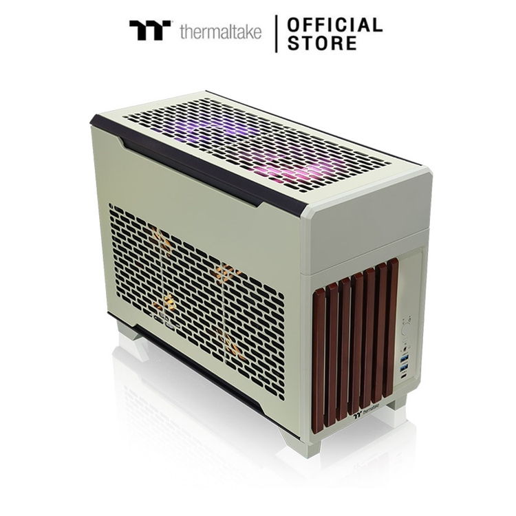 CASE THERMALTAKE TR100 WS MATCHA GREEN MINI : CA-11A-00SENN-WS