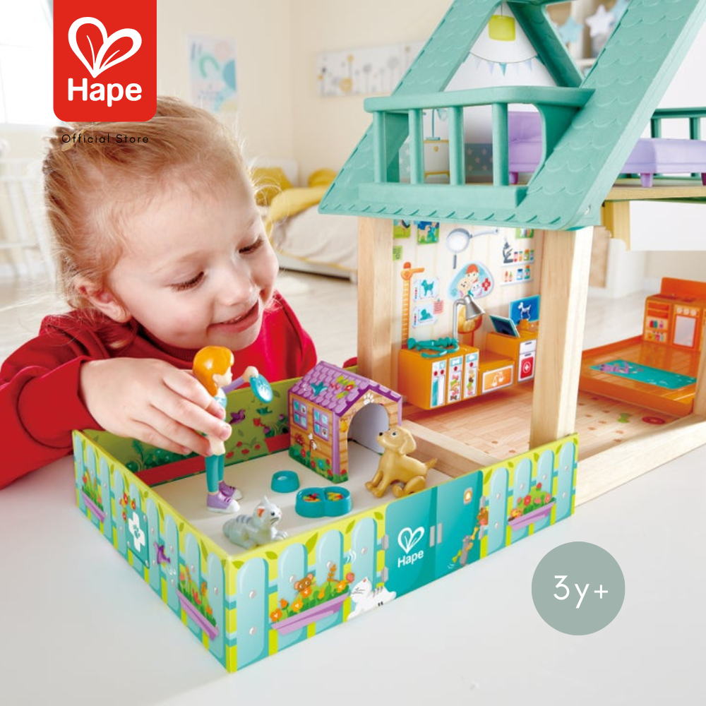 Hape - Furry Friend Vet Set         คลินิกรักษาเพื่อนขนปุย        3Y+ รูปที่ 3