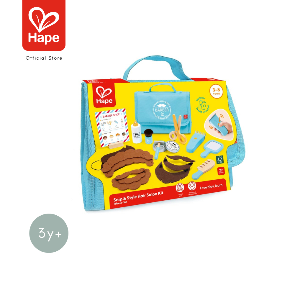 HAPE Snip & Style Hair Salon Kit	ชุดตัดแต่งทรงผม	3Y+ รูปที่ 8