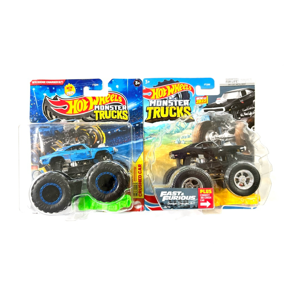 Hot Wheels | MONSTER TRUCKS ~ ‘70 Dodge Charger R/T | 1970 DODGE CHARGER R/T |‼️แพคยับ มุมยับงอ ขอบแ