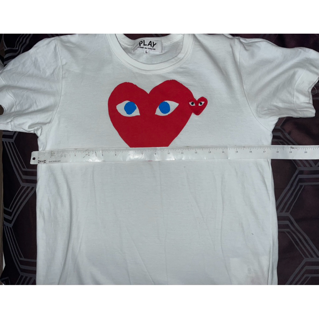 เสื้อยืด Comme des garcons t-shirt แท้💯 มือ2 สภาพดี