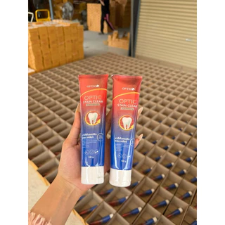 โปร 4 หลอด ยาสีฟันออฟชั่น Option Stain Clear ของแท้รับตรงบริษัท