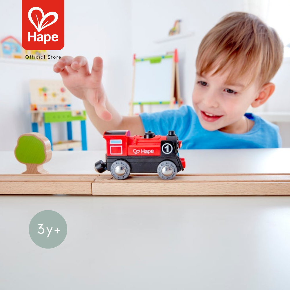 HAPE Battery Powered Engine	รถไฟใส่ถ่านวิ่งเองได้	3Y+ รูปที่ 4