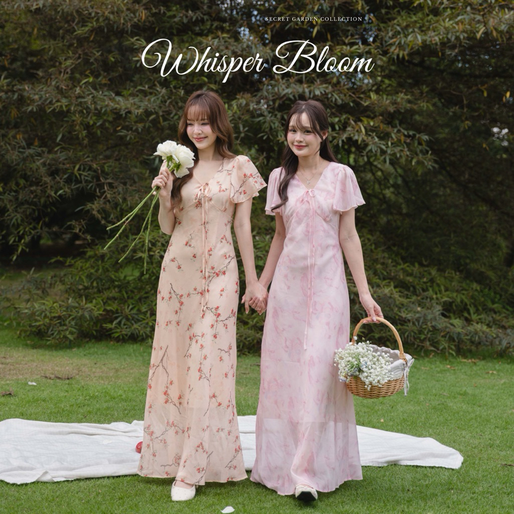 on.december25 เดรส Whisper Bloomer มี2สี