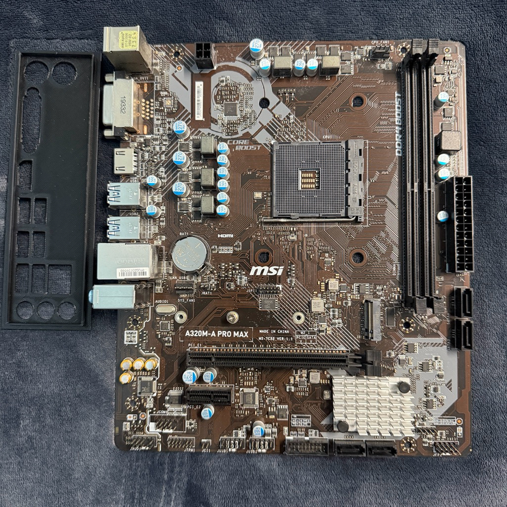 MSI A320M-A PRO MAX MAINBOARD เมนบอร์ด MB มือสอง