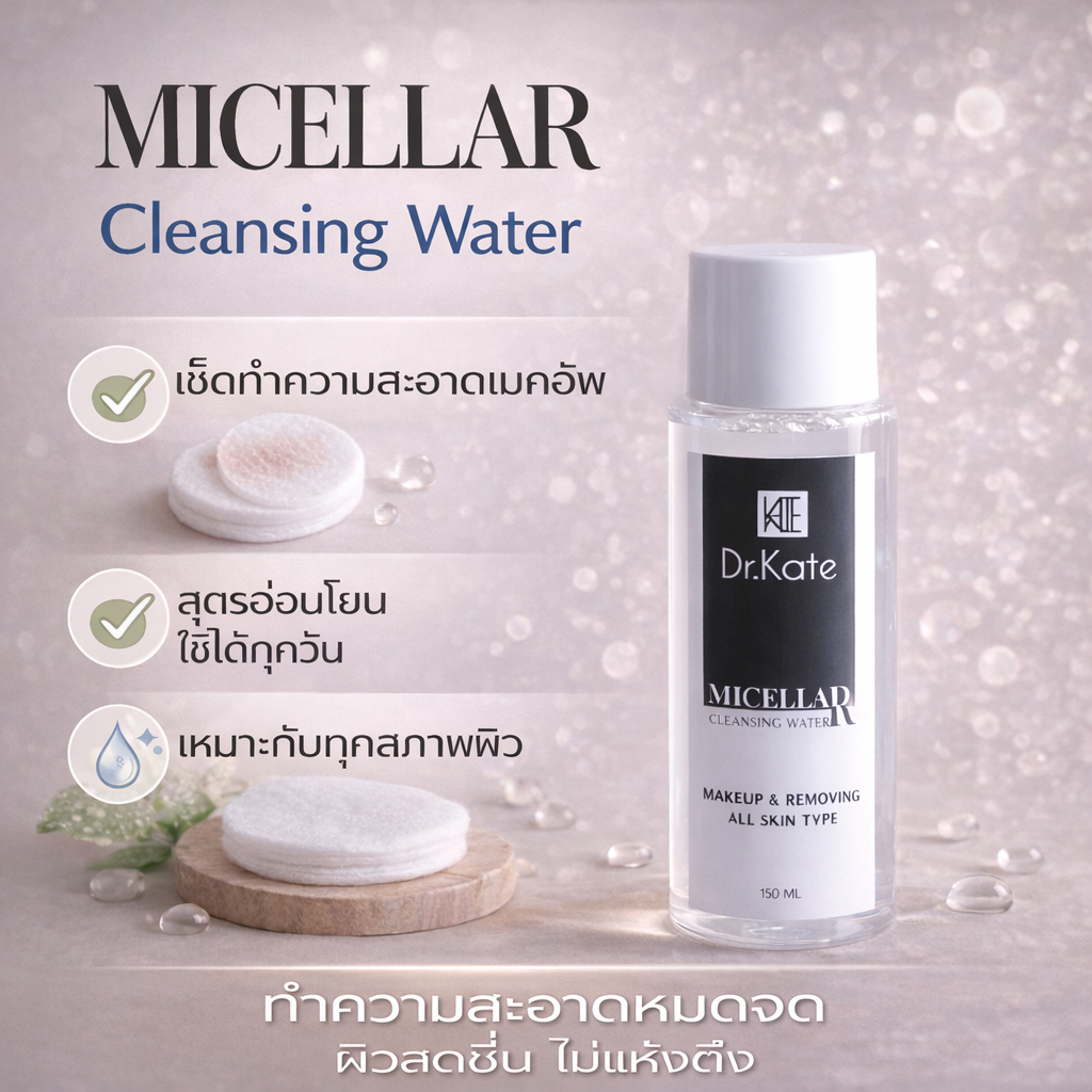 DR. KATE CLEANSING WATER คลีนซิ่ง วอเตอร์