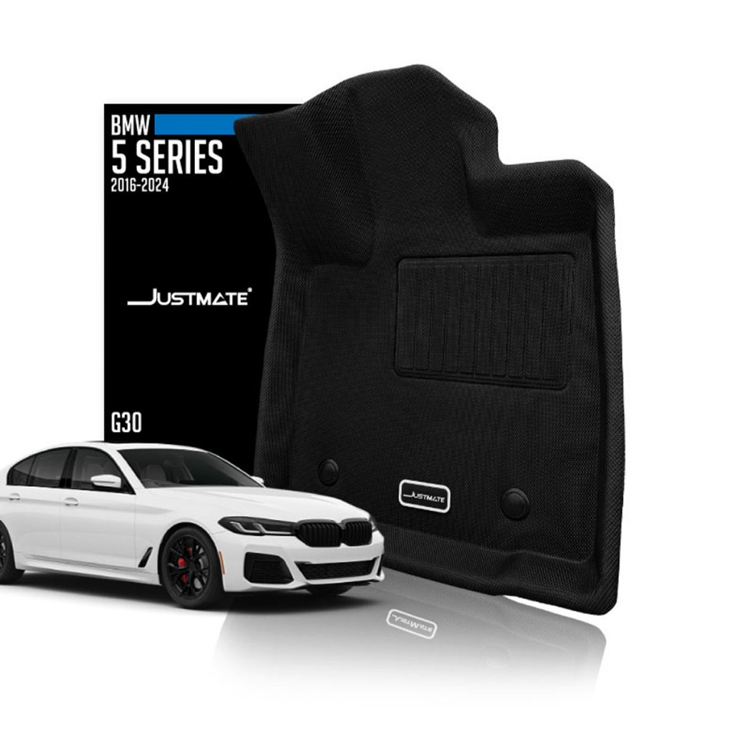 [JUSTMATE] BMW พรมปูพื้นรถยนต์ 5 SERIES G30 2016 - 2024  530e/520d