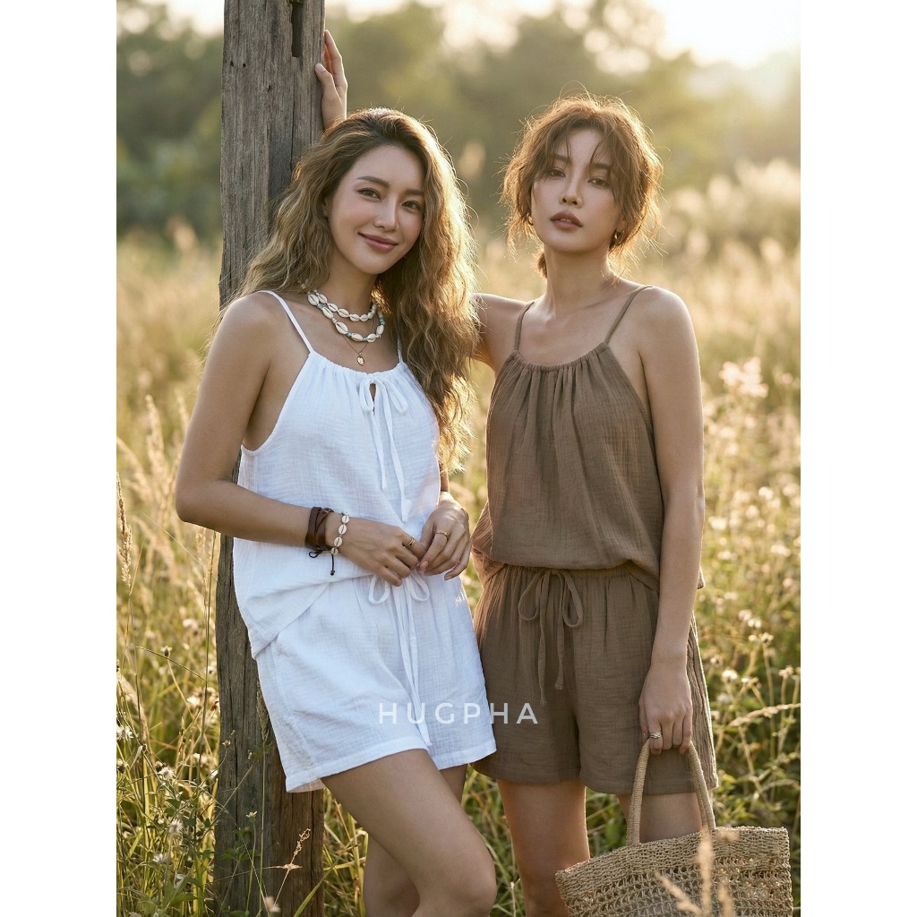 HUGPHA ฮักผ้า กางเกงขาสั้น1 ราคา ถูกที่สุด ดีลบีเคเค
