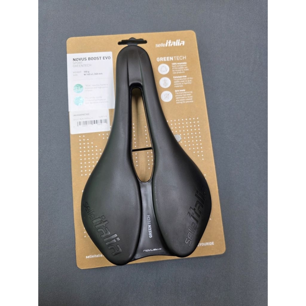 เบาะจักรยาน Selle Italia Novus Boost Evo Sport Greentech ของแท้ศูนย์ไทย