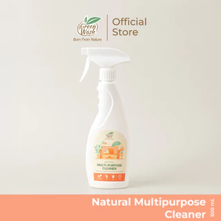 GreenWash Multipurpose Cleaner สเปรย์ทำความสะอาดเอนกประสงค์จากเอนไซม์ผลไม้ ขจัดคราบสกปรก ล้างกรงสัตว์เลี้ยง ล้างห้องน้ำ