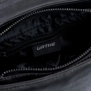 URTHE - กระเป๋าสะพาย รุ่น EMBLEM STRUCTURED FLAP CROSSBODY