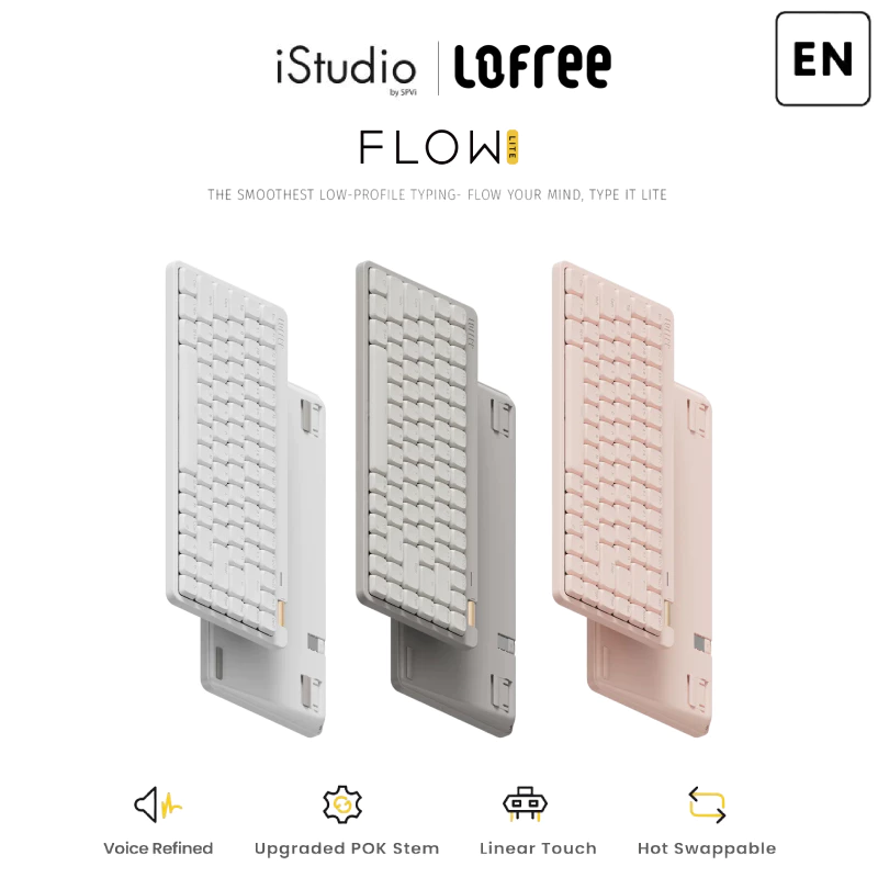 LOFREE คีย์บอร์ดไร้สาย FLOW Lite Wireless Mechanical Keyboard - EN