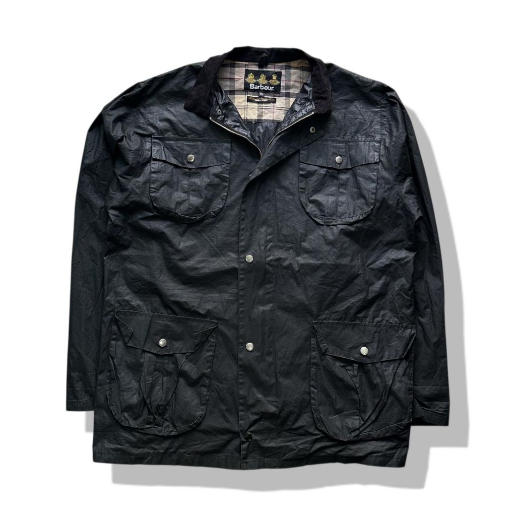 Barbour International Duke Wax Jacket(XXL) มือสอง รอบอก 51”