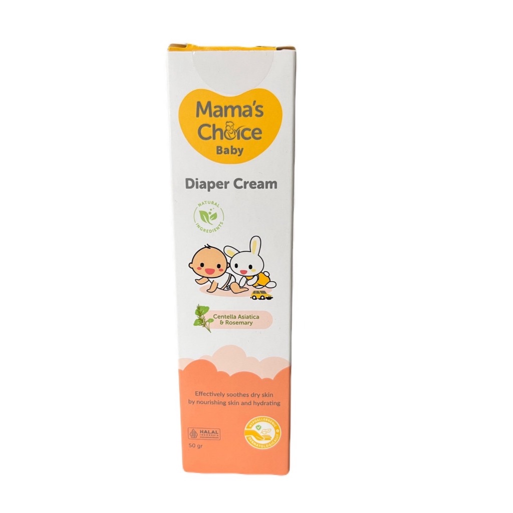 Mama's Choice Diaper Cream 50g., Face Cream 50g., Hair Lotion 100 ml. (สินค้ารีวิวไม่ได้ใช้)