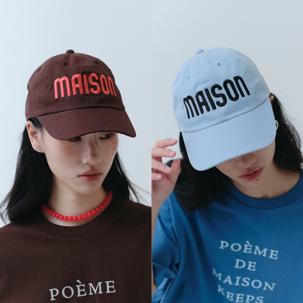 maison KEEPS | Ink Logo Cap | หมวกแก๊ป
