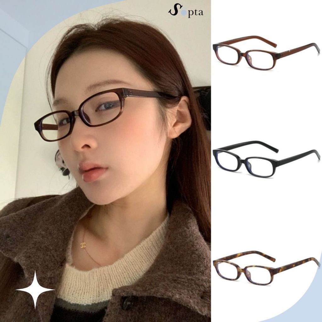 [ SALE ] SOPTA OPTICAL | กรอบแว่น แว่นตา YOUTH UP #34 แว่นตาทรงสี่เหลี่ยม มินิมอล สไตล์เกาหลี วินเทจ