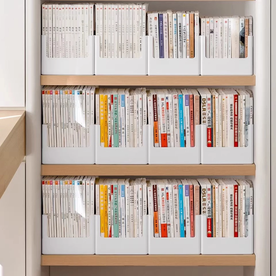 ที่วางหนังสือ กล่องจัดเก็บ สำหรับจัดระเบียบหนังสือ ภาพและเอกสาร ใช้โต๊ะทำงาน ห้องนอน หอพัก ออฟฟิศ