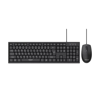 เมาส์และคีย์บอร์ด Anitech Mouse + Keyboard PA815 (TH/EN) Black by Banana IT