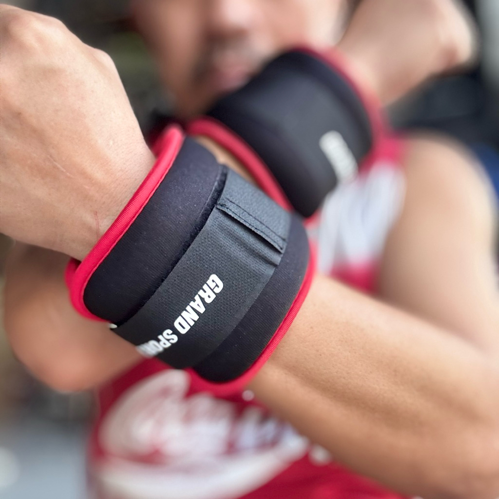 GRAND SPORT ถุงทรายถ่วงน้ำหนัก ข้อมือ-ข้อเท้า 2 kg ข้างล่ะ 1 Kg รหัส 377085 สำหรับการออกกำลังกายและฟิตเนส