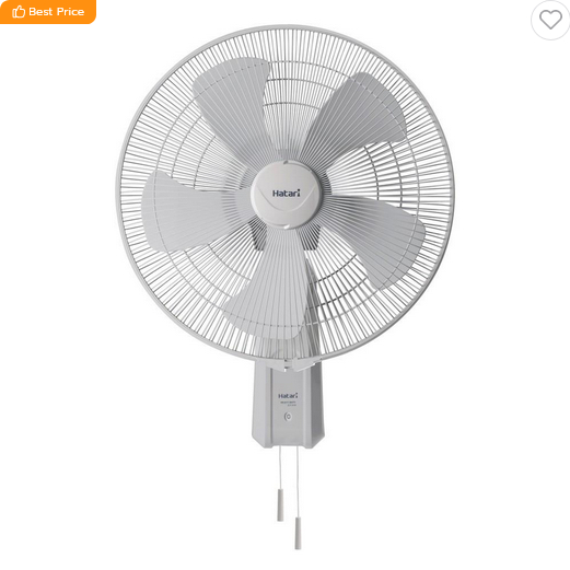 พัดลมติดผนัง 18 นิ้ว HATARI IW18M1 สีเทา Modelเก่า