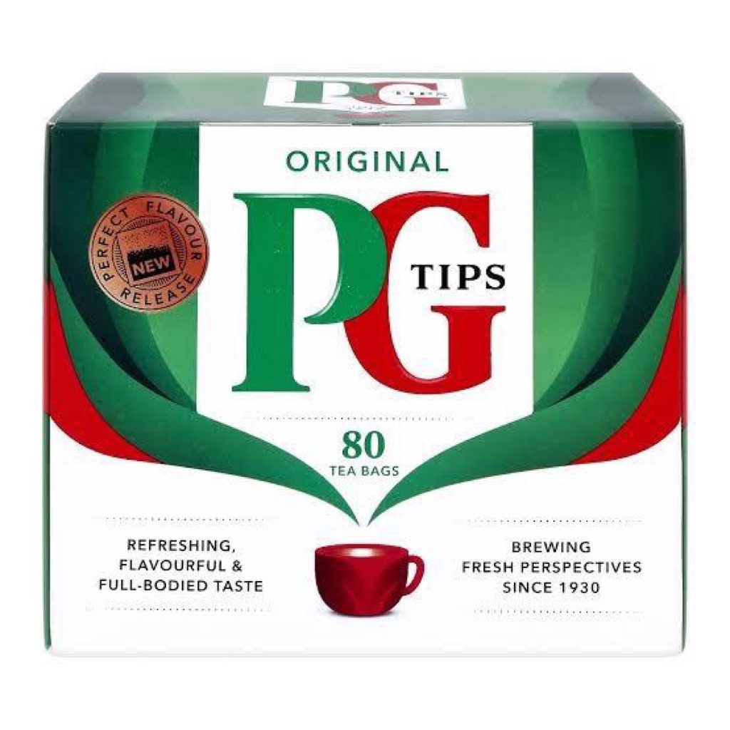 PG Tips Tea 80 Tea bags The Original Signature Taste 232g - ชา พีจี ออริจินอล 232กรัม
