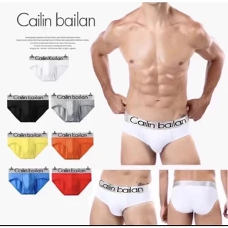 กางเกงในชาย Cailin bailan ทรง brief เนื้อผ้า cotton มี10สี