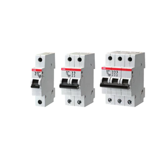 ABB เซอร์กิตเบรกเกอร์ลูกย่อย MCB SH202 (6A - 63A) 2P 6kA Miniature Circuit Breaker