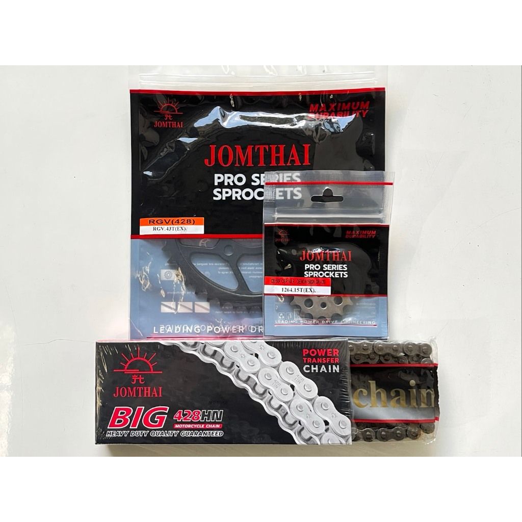 ชุดโซ่สเตอร์หน้าหลัง Keeway RKV200/GPX Legend150 (ดั้มหลัง)/Legend200 (ล้อแม็ก)