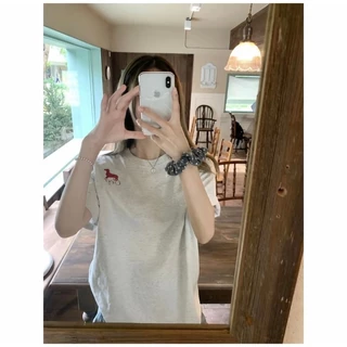 A031เสื้อยือคอตตอนสไตล์เกาหลีลายตัวหนังสือคูลๆเท่ๆ【ส่งจากไทย】📞
