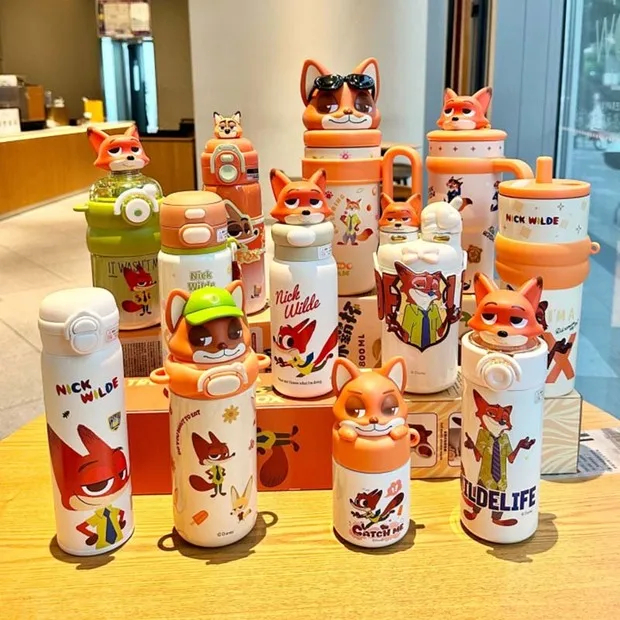 กาต้มน้ำลายสัตว์ในเมืองสัตว์ ลายการ์ตูนน่ารัก จำเป็นต้องมีในฤดูร้อน