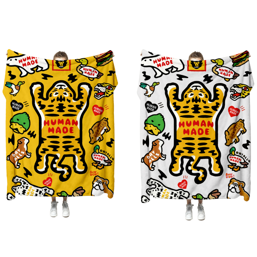 พร้อมส่งในไทย   ผ้าห่ม Human Made Tapestry Field Leisure ผ้าห่มอินเทรนด์ผ้าห่มญี่ปุ่น – โปรปัง