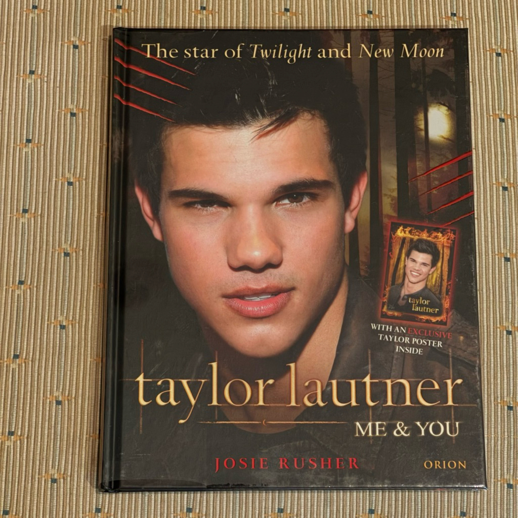 [ของแท้] หนังสือ Taylor Lautner