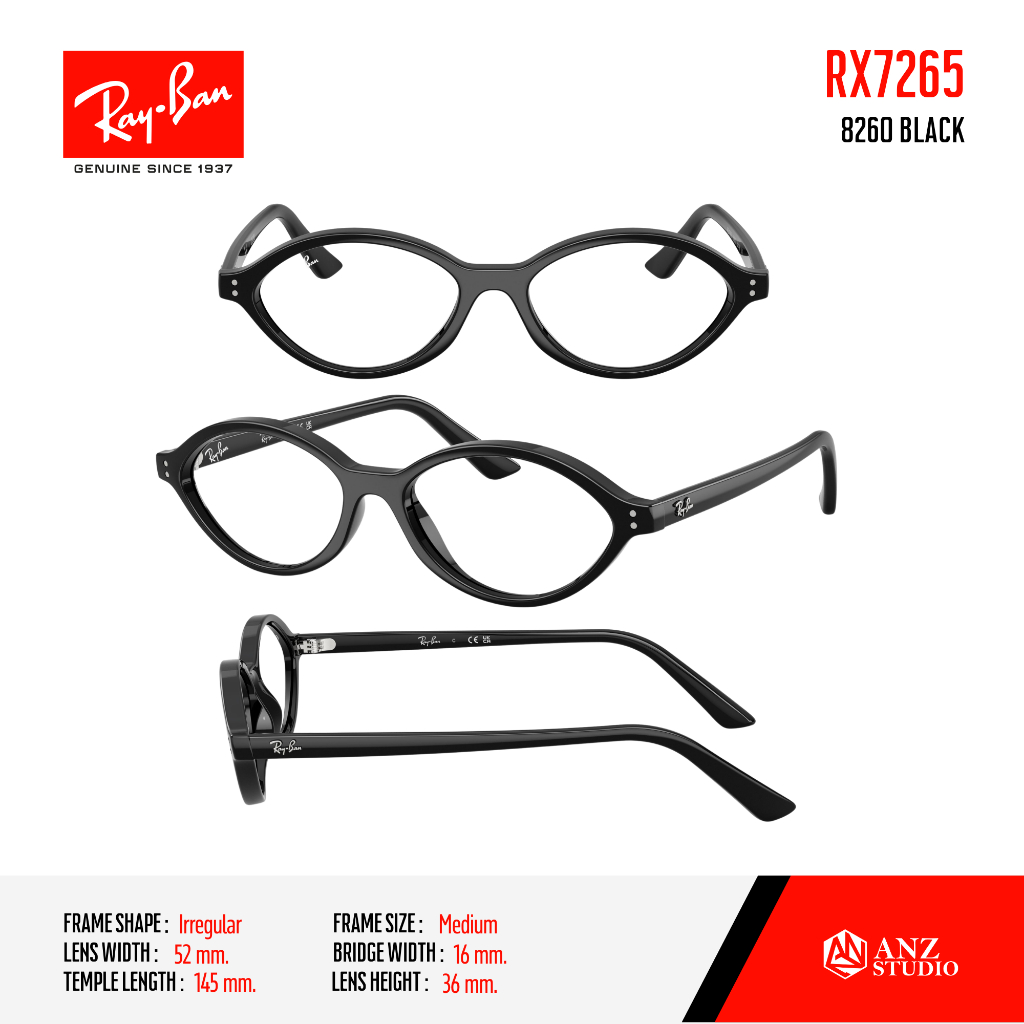 Ray-Ban إطار نظارة طبية RX7265 — صورة 3