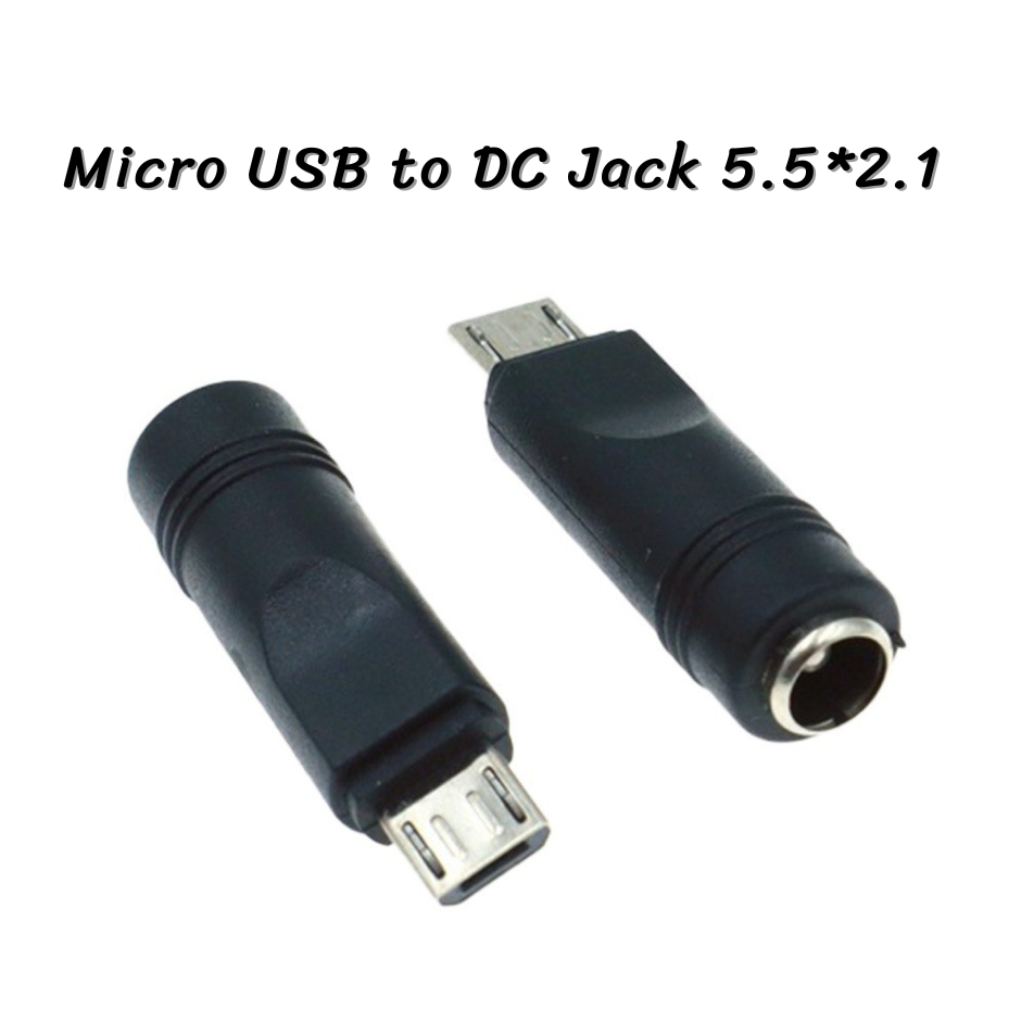DC Jack Adapter 5.5×2.1mm อะแดปเตอร์แจ็คเชื่อมต่อ DC Type-C / Micro USB ราคา ถูกที่สุด ดีลบีเคเค แกลเลอรีภาพที่ 3
