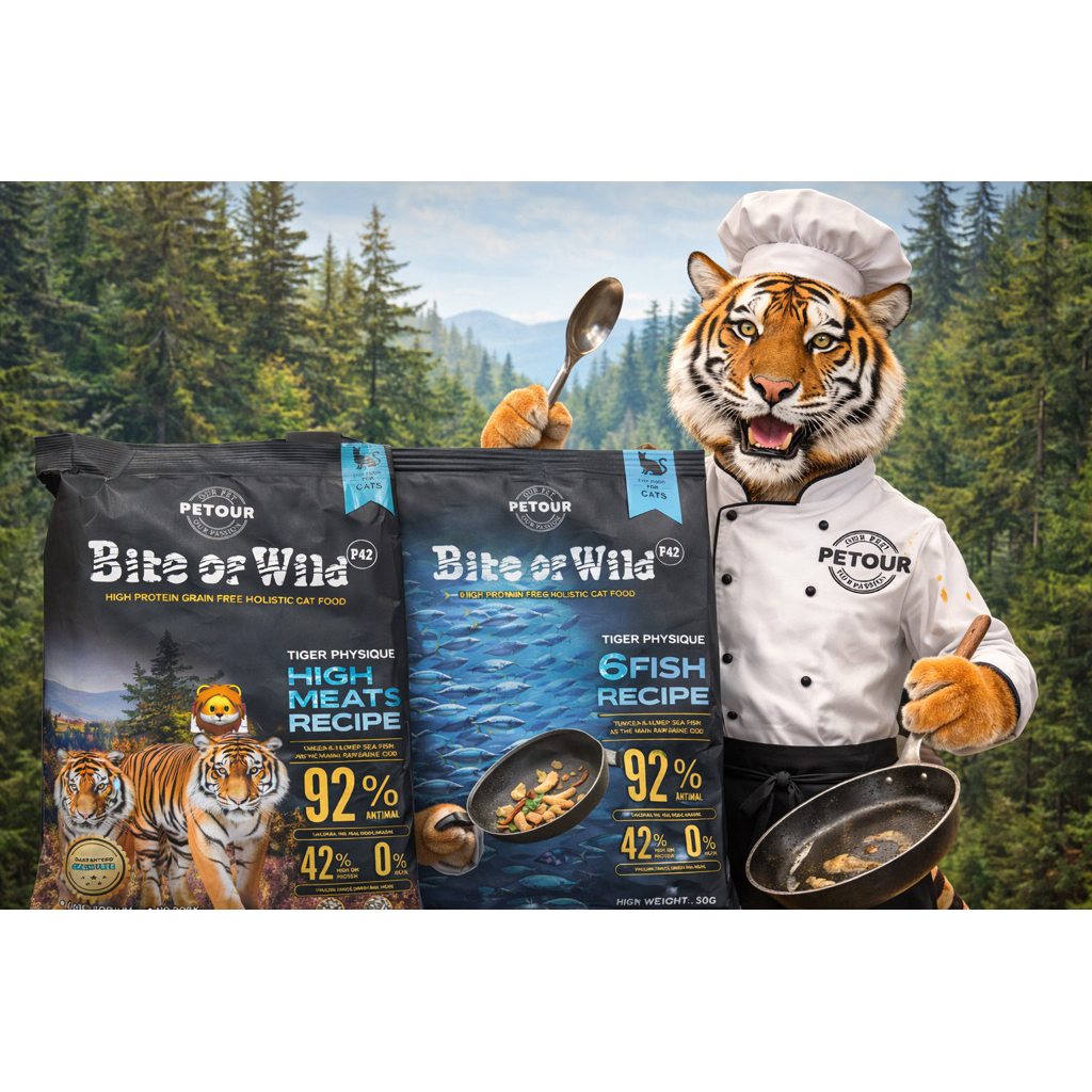 Bite of wild อาหารเม็ดแมว ขนาด 50-300g