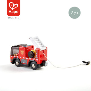 Hape ของเล่น รถดับเพลิง มีสัญญาณไฟและเสียงไซเรน Fire Truck with Siren ของเล่นเสริมพัฒนาการ 3 ขวบ ขึ้นไป รูปที่ 5