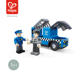 รถดับเพลิงสัญญาณไฟ/รถตำตวจ พร้อมเสียงไซเรน	Hape car with Siren  3Y+