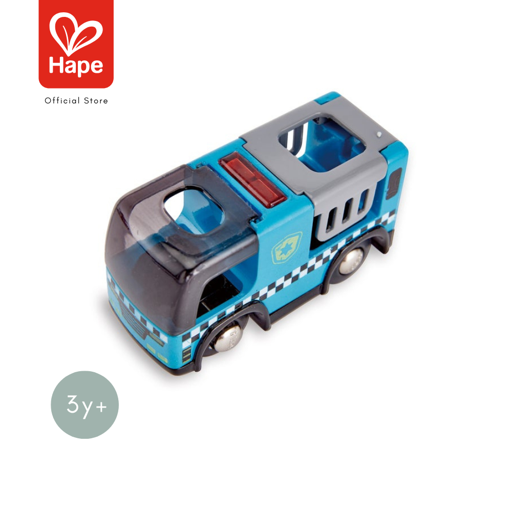 รถดับเพลิงสัญญาณไฟ/รถตำตวจ พร้อมเสียงไซเรน	Hape car with Siren  3Y+ รูปที่ 6