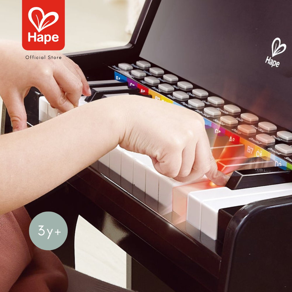 Hape Learn With Lights Piano & Stool เปียโน 25 คีย์ ใส่ถ่านมีเสียงมีไฟ 3Y+ รูปที่ 3