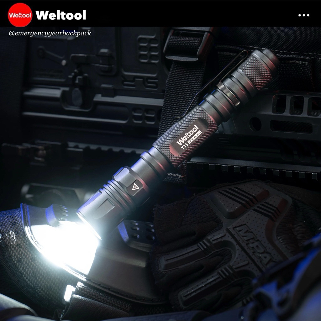 Weltool T15  Penlight 1400 Lumens 464 เมตร | ไฟฉายสไตล์ปากกา มาตรฐาน IP67 แข็งแรง กันน้ำ พกพาสะดวก