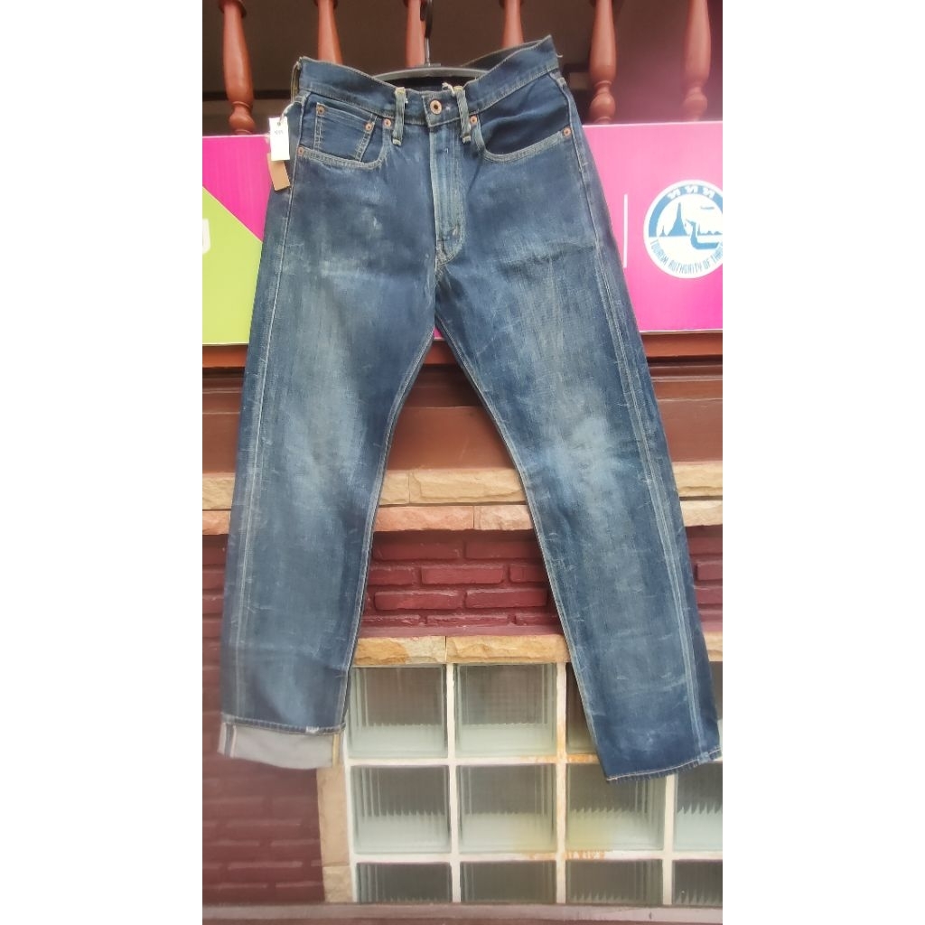 กางเกงยีนส์ GLHEARTริมแดงซิป งานJAPAN 855