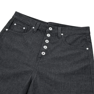 Jort Raw Denim Black Night กางเกงยีนส์ ทรงจอร์จ 4 ส่วน ผ้าดิบ