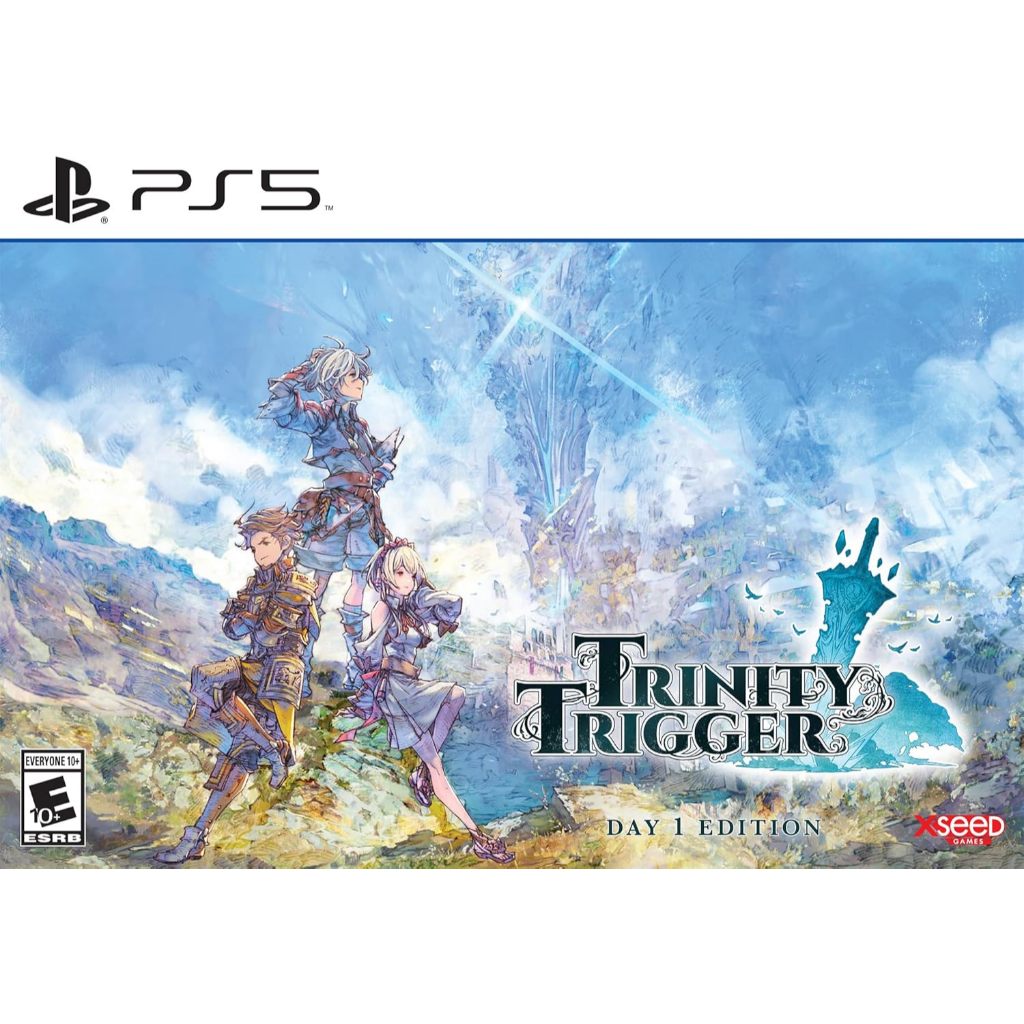 Trinity Trigger - Day 1 Edition (PS5) ชุดกล่อง PlayStation 5 เวอร์ชันสหรัฐอเมริกา วิดีโอเกมมือสอง