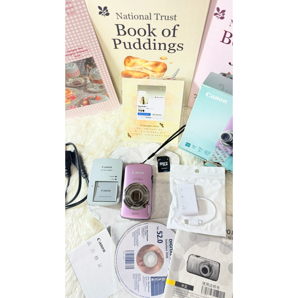 ตัวที่6📸canon Ixy 930 is / ixus 200 is📸 full box📦